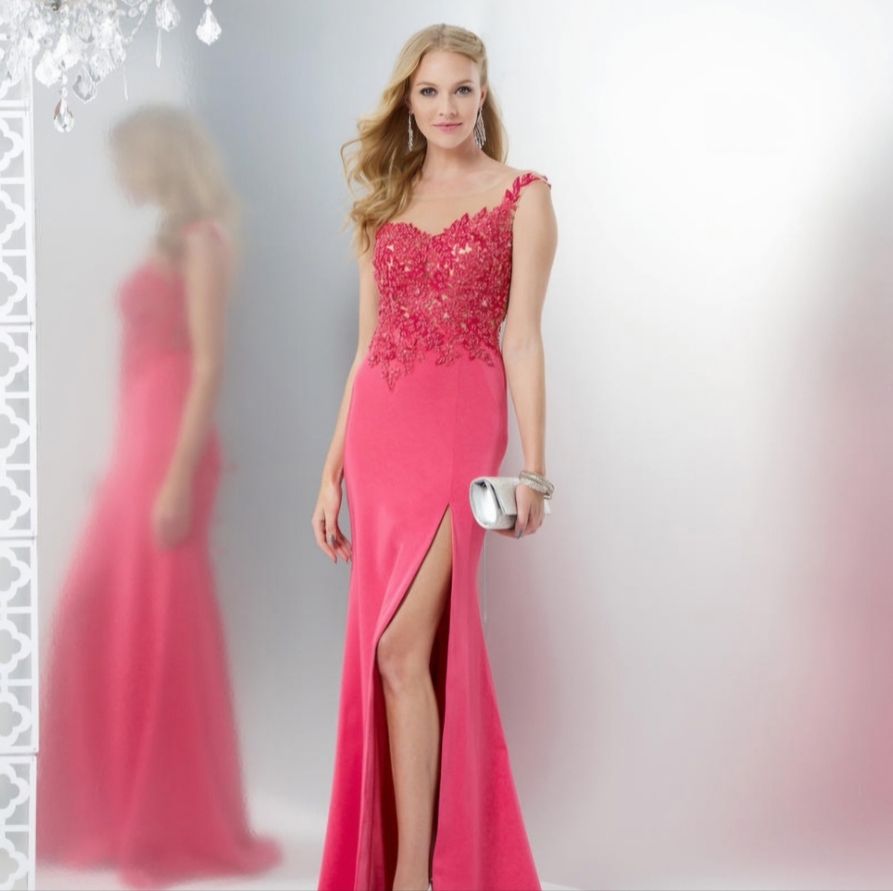 Colors Dress, coral, size 2